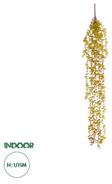 GloboStar® Artificial Garden HANGING EUCALYPTUS 20808 Τεχνητό Διακοσμητικό Κρεμαστό Φυτό Ευκάλυπτος Μ16 x Π9 x Υ105cm