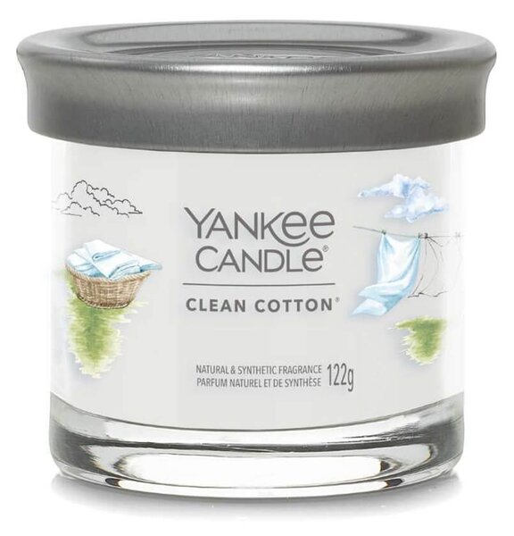Αρωματικό Κερί Yankee Candle με διάρκεια καύσης έως 30 ώρες και άρωμα Clean Cotton
