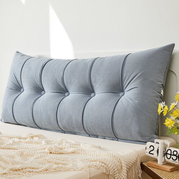 Μαξιλάρα Για Κεφαλάρι Κρεβατιού (150x18x60) Melinen Azure Grey