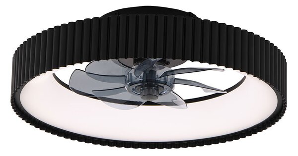 Ανεμιστήρας Οροφής Με Φως Led & Τηλεχειριστήριο 30εκ. Aca FAN6689BK Black