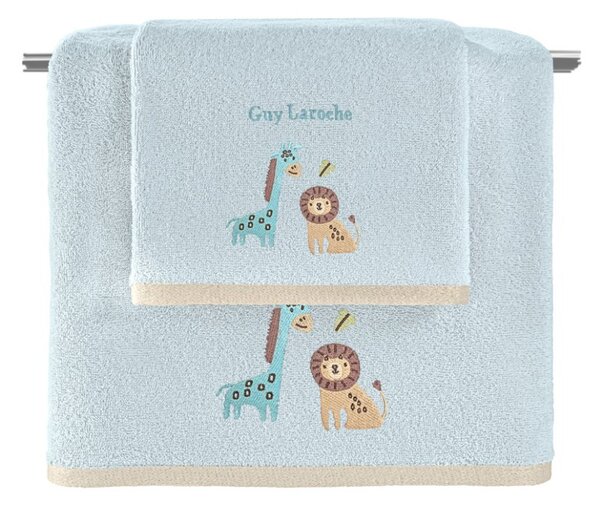 Παιδικές Πετσέτες (Σετ 2τμχ) Guy Laroche Jungle Natural - Sky