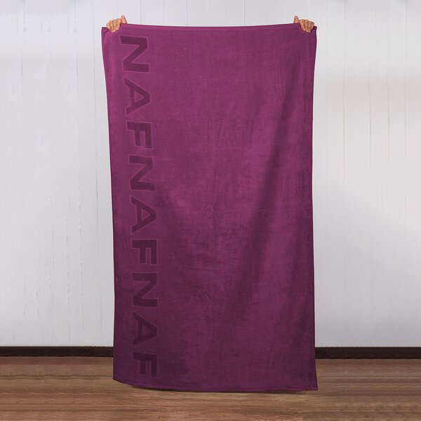 Πετσέτα Θαλάσσης (90x170) Naf-Naf Velour Viola