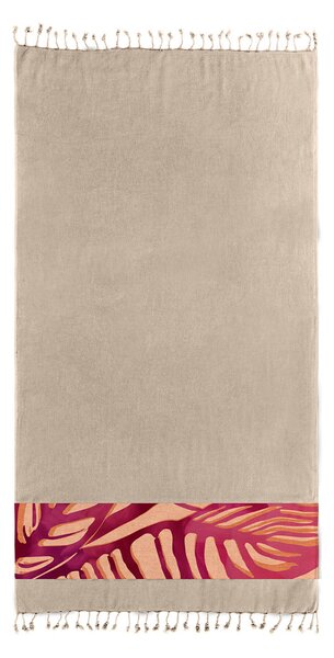 Πετσέτα Θαλάσσης - Παρεό (90x170) Guy Laroche Pestemal 28 Beige