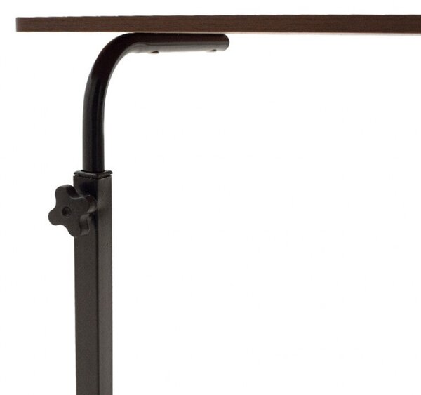 Γραφείο Piper Dark Oak - Μαύρο 60x40x69-90 cm