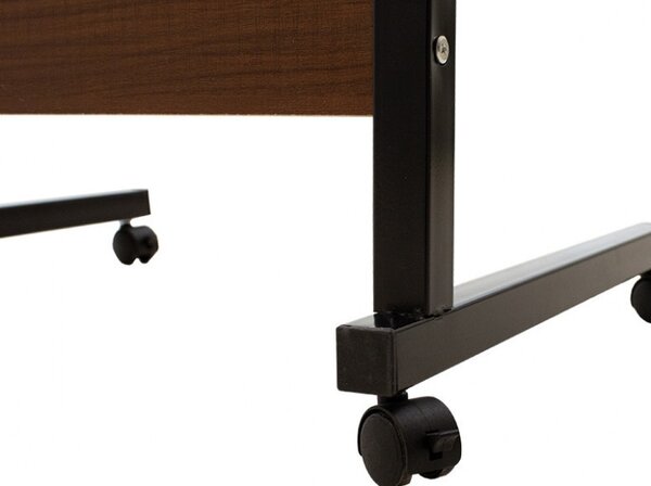 Γραφείο Piper Dark Oak - Μαύρο 60x40x69-90 cm