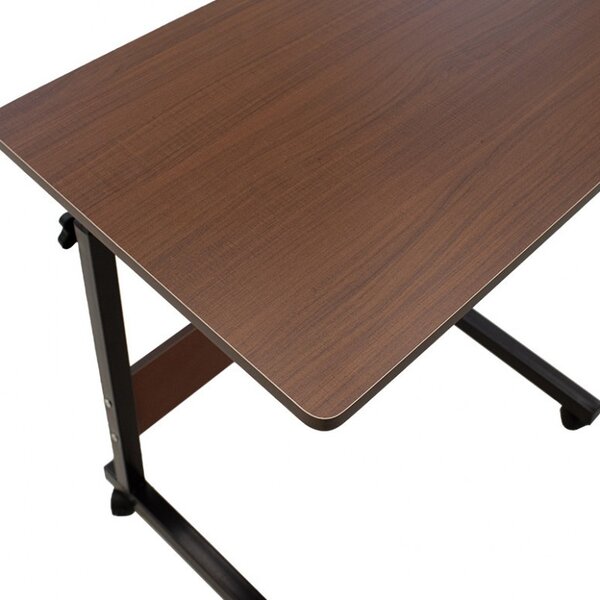 Γραφείο Piper Dark Oak - Μαύρο 60x40x69-90 cm