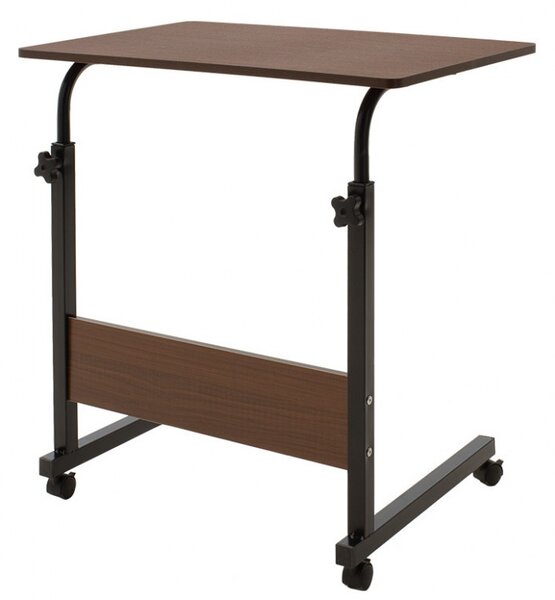 Γραφείο Piper Dark Oak - Μαύρο 60x40x69-90 cm