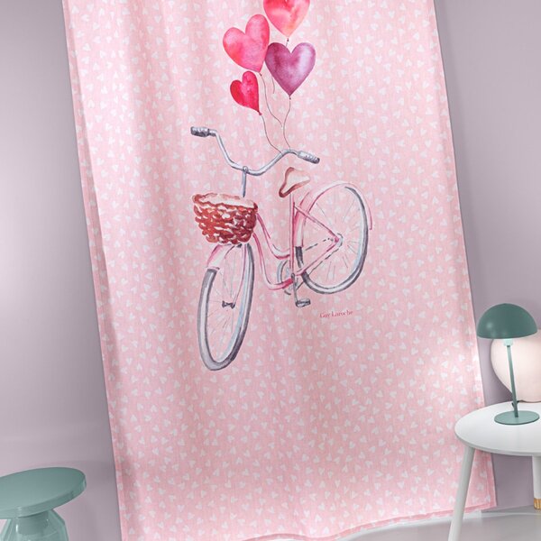 Παιδική Κουρτίνα (145x270) Με Τρέσα Guy Laroche Amore Pink