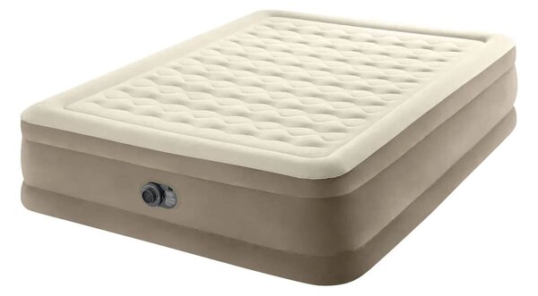 Διπλό Φουσκωτό Στρώμα Ultra Plush Intex με ηλεκτρική αντλία USB και διαστάσεις 203x152x46cm