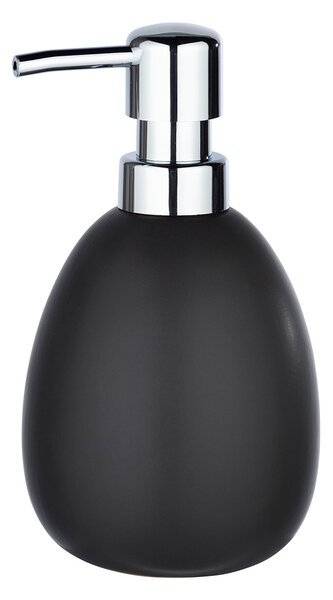 Dispenser Μπάνιου 390ml (9.5x9x19.2) Wenko Polaris Black Matt 24014100