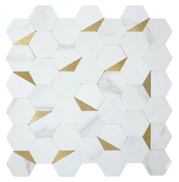 Αυτοκόλλητα Πλακάκια (Σετ 2τμχ) A-S Mina White 223867A