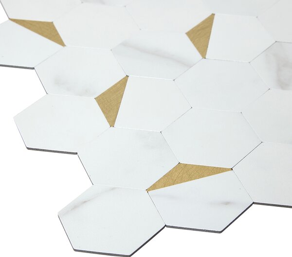 Αυτοκόλλητα Πλακάκια (Σετ 2τμχ) A-S Mina White 223867A