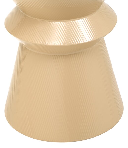 Βοηθητικό Τραπεζάκι (Φ35.5x45) A-S Maya Beige 213195A