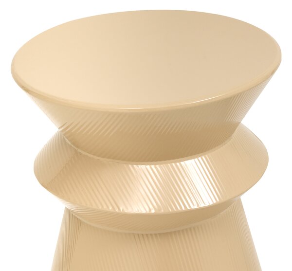 Βοηθητικό Τραπεζάκι (Φ35.5x45) A-S Maya Beige 213195A