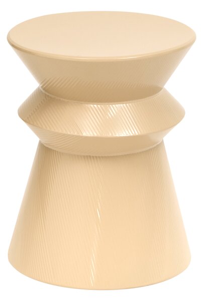 Βοηθητικό Τραπεζάκι (Φ35.5x45) A-S Maya Beige 213195A