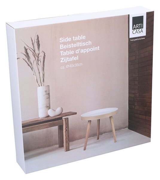 Βοηθητικό Τραπεζάκι (Φ40x36) Articasa White 871125200875