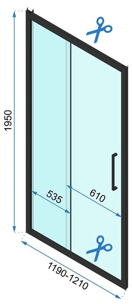 Γωνιακή καμπίνα ντουζιέρας Rapid Slide, Χρυσή