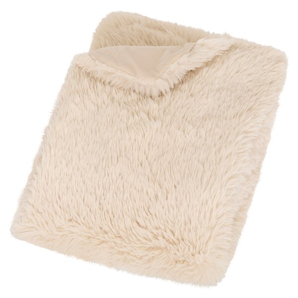 Γούνινη Κουβέρτα Καναπέ (120x150) A-S Duvia Beige 223362B