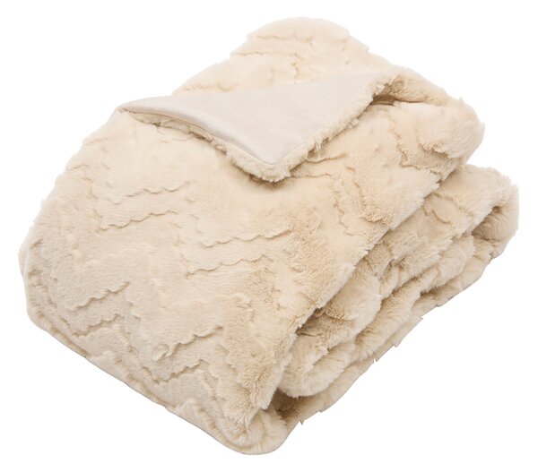 Γούνινη Κουβέρτα Καναπέ (120x160) A-S Nalia Beige 223224A