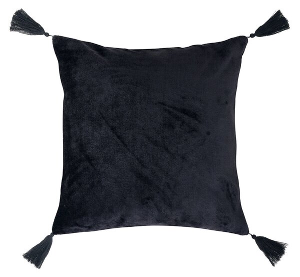 Διακοσμητικό Μαξιλάρι Βελουτέ (50x50) Kentia Stylish Ivanna 30 Black