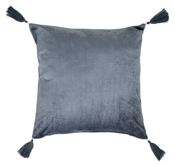 Διακοσμητικό Μαξιλάρι Βελουτέ (50x50) Kentia Stylish Ivanna 24 Dark Grey