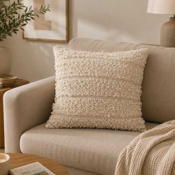 Διακοσμητικό Μαξιλάρι Μπουκλέ (45x45) A-S Beryl Linen 223218A