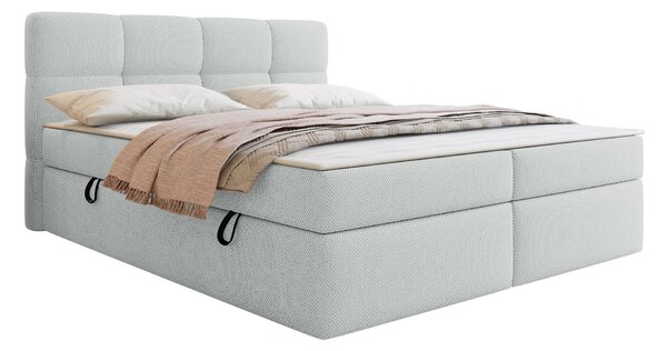 Κρεβάτι continental Beloit 117, 140x200, Ύφασμα, Τάβλες για Κρεβάτι, 143x209x113cm, Στρώμα