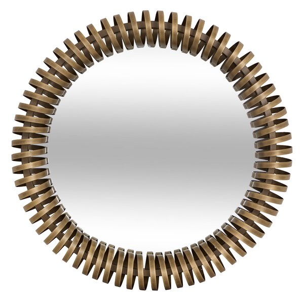 Διακοσμητικός Καθρέφτης Τοίχου (Φ61) A-S Barrel Gold 223800A