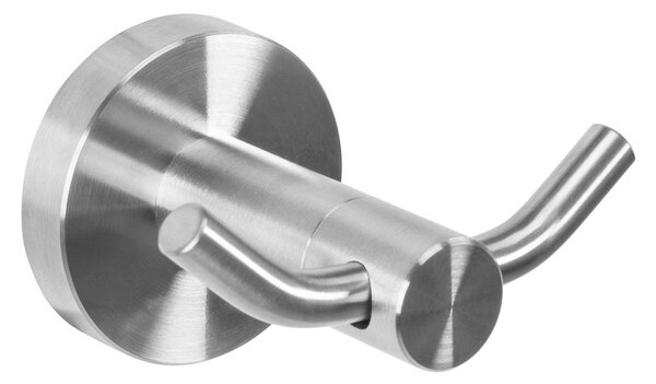 Κρεμάστρα μπάνιου με δύο χέρια 332914 MIST 02 Brushed Nickel