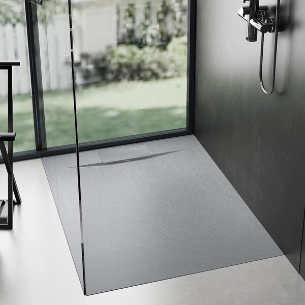 Μπανιέρα Basalt Grey 90x90