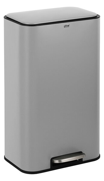 Κάδος Απορριμμάτων (36.2x28.8x63) F-V 30lt Delta Grey 221534E