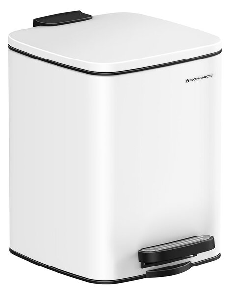 Κάδος Απορριμμάτων Μπάνιου (23.9x19.3x25.5) Songmics 6lt LTB590W0602