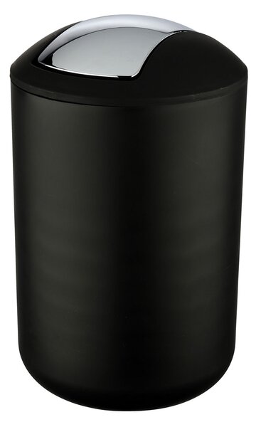Κάδος Απορριμμάτων Μπάνιου (Φ19.5x31) Wenko 6.5lt Brasil Black 21207100