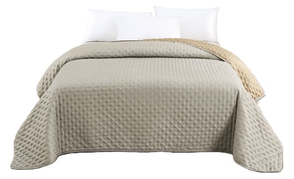 Κουβερλί 2 Όψεων (220x240) Hotel Grey/Beige 100gsm 100% Microfiber