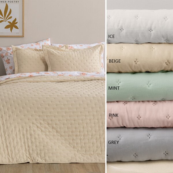 Κουβερλί King Size (260x240) Palamaiki Nico/2 Ice