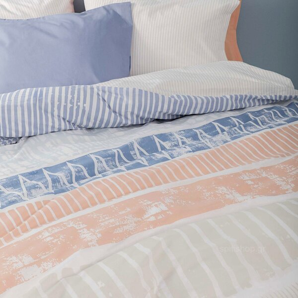 Κουβερλί Μονό (160x240) Nima Bed Linen Akachi Blue