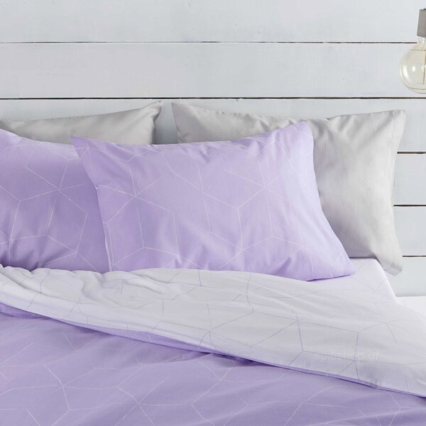 Κουβερλί Μονό (160x240) Nima Bed Linen Fade Lilac