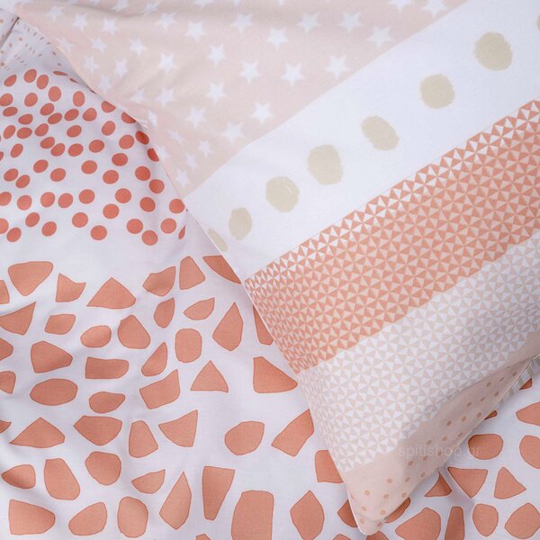 Κουβερλί Υπέρδιπλο (220x240) Nima Bed Linen Adisha Coral