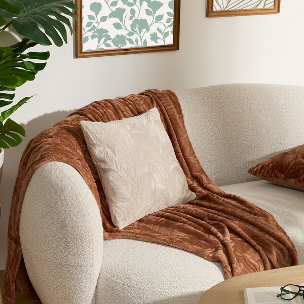 Κουβέρτα Fleece Ημίδιπλη (180x230) A-S Ryo Terracotta 204419B