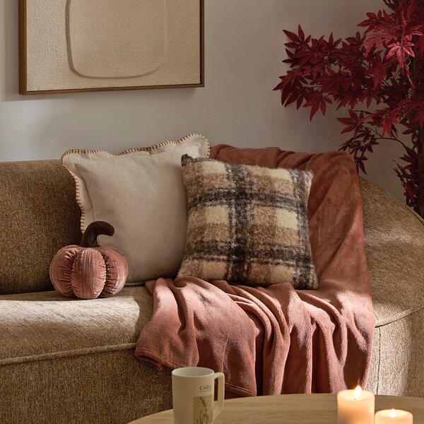 Κουβέρτα Καναπέ Fleece (130x180) A-S Throw Terracotta 131648S