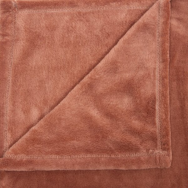 Κουβέρτα Καναπέ Fleece (130x180) A-S Throw Terracotta 131648S