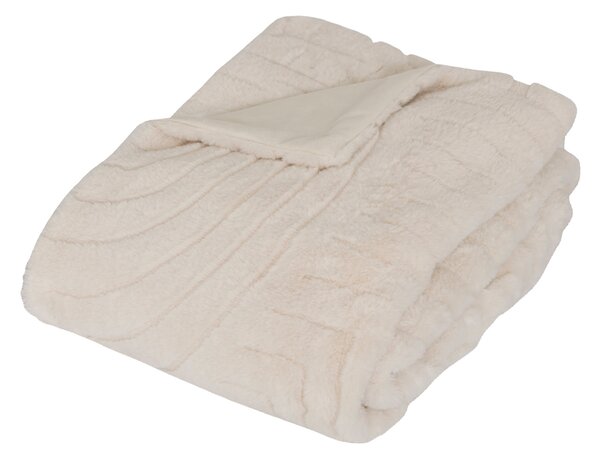 Κουβέρτα Γούνινη Ημίδιπλη (180x230) A-S Arka Ivory 212413
