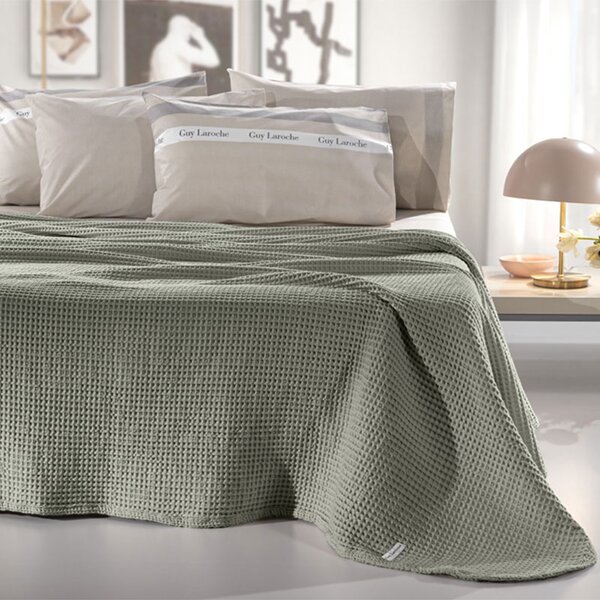 Κουβέρτα Πικέ Μονή (160x240) Guy Laroche Eternity Olive