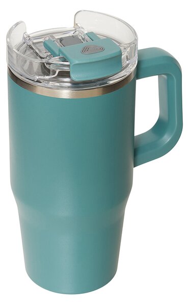 Κούπα Θερμός Με Λαβή & Καλαμάκι 600ml F-V Alex 213566 Blue