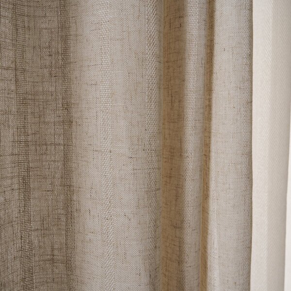 Κουρτίνα (140x280) Με Τρουκς Gofis Home Nysera Linen 705/06