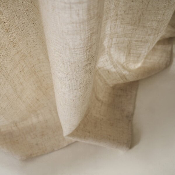 Κουρτίνα (140x280) Με Τρουκς Gofis Home Nysera Linen 705/06
