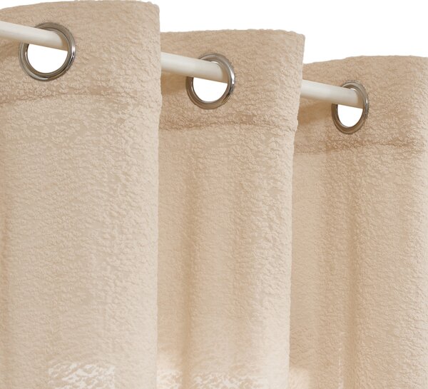 Κουρτίνα Μπουκλέ (140x240) Με Τρουκς A-S Eyda Beige 223247B
