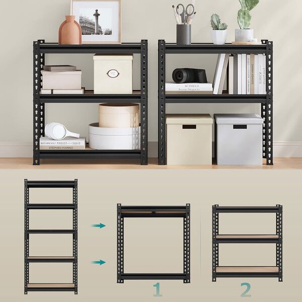 Μεταλλική Ραφιέρα Δαπέδου 5 Θέσεων (70x30x150) Songmics GLR300BZ03