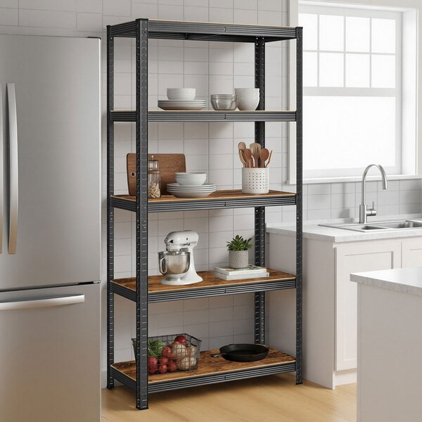 Μεταλλική Ραφιέρα Δαπέδου 5 Θέσεων (90x40x180) Songmics GLR040BZ04
