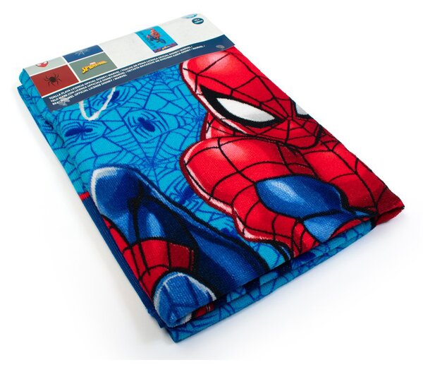 Παιδική Πετσέτα Θαλάσσης Microfiber (70x140) Dimcol Spider-Man 208 Sky Blue